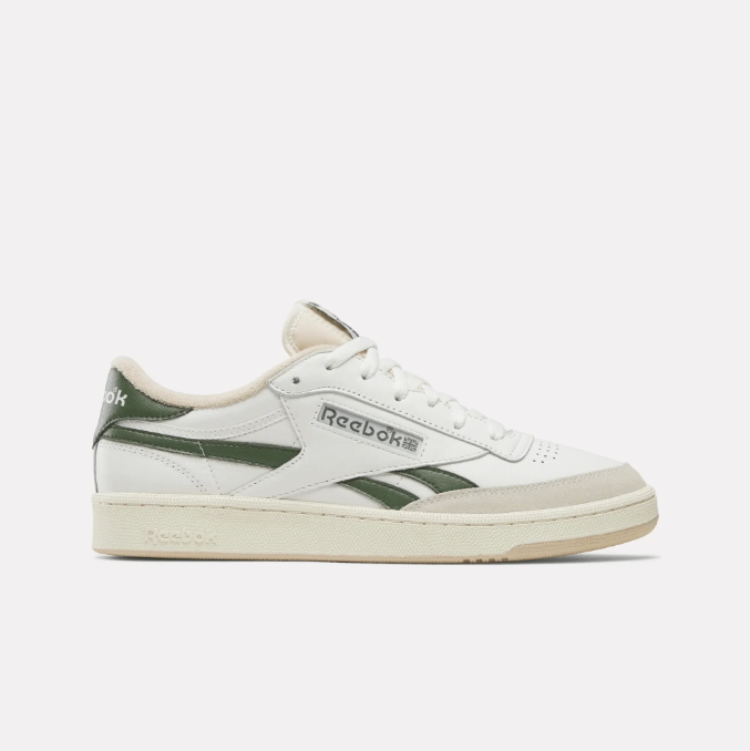 Reebok Club C Revenge Vintage - Chalk / Breakawaygreen / Tan