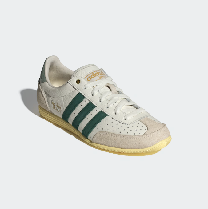 Adidas Japan - Off White / Collegiate Green / Orange Tint