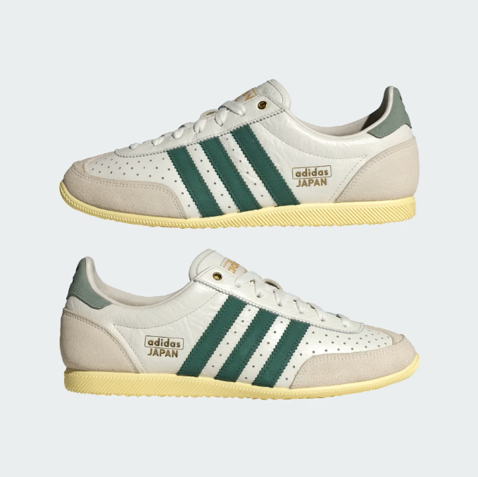 Adidas Japan - Off White / Collegiate Green / Orange Tint