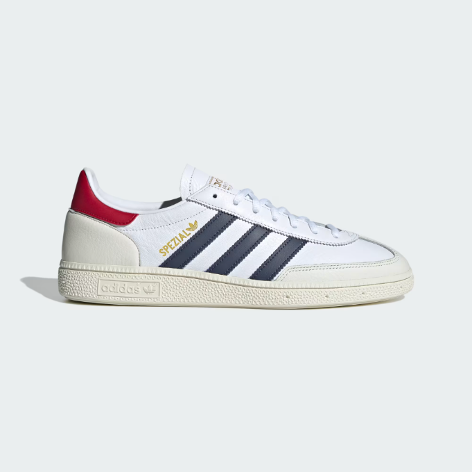 Adidas Handball Spezial - Cloud White / Shadow Navy / Team Victory Red - Stencil