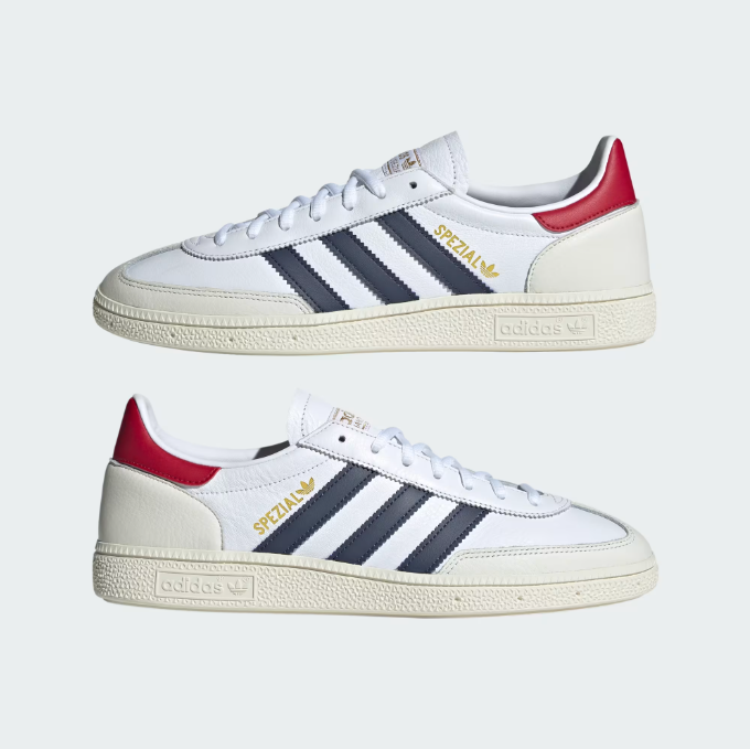 Adidas Handball Spezial - Cloud White / Shadow Navy / Team Victory Red