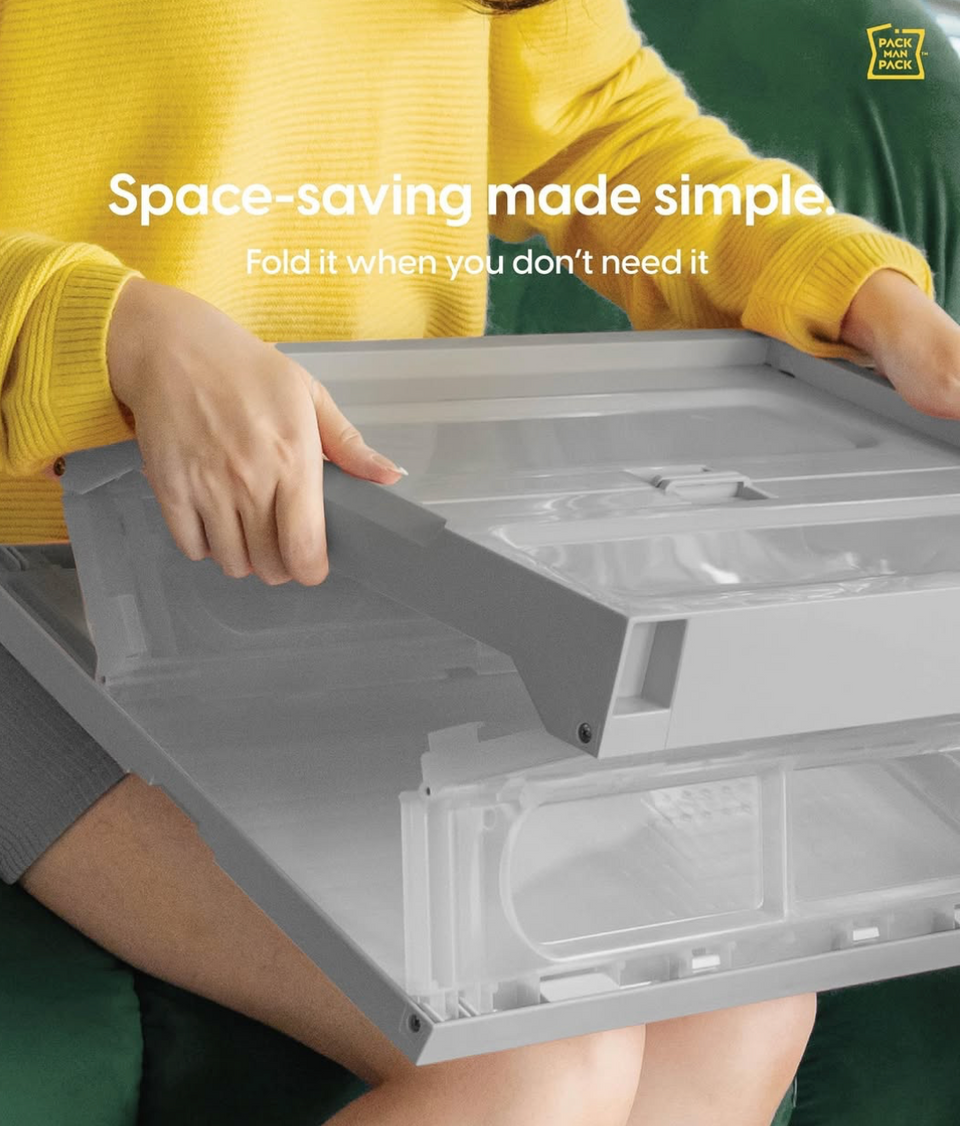 Packman Pack Foldable Storage Box - Yellow