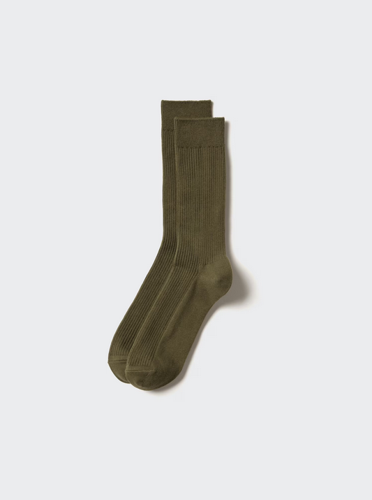 Uniqlo Colorful 50 Socks - 36 Brown - Stencil
