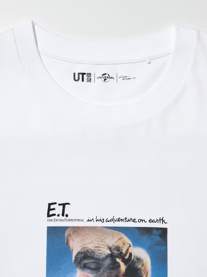 Uniqlo Universal Movies UT Graphic T-Shirt | E.T. - 00 White