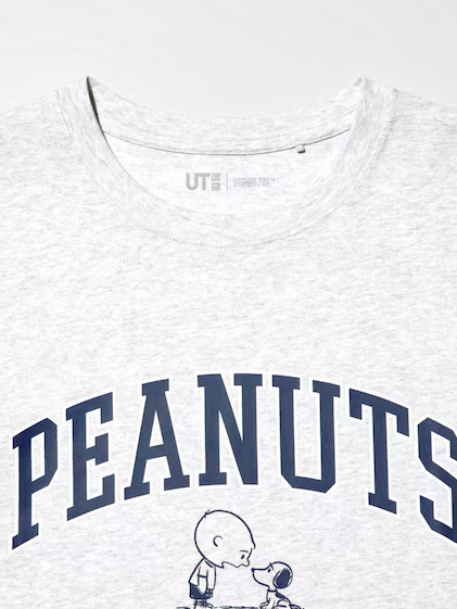 Uniqlo Women's Peanuts UT Graphic T-Shirt - 03 Grey
