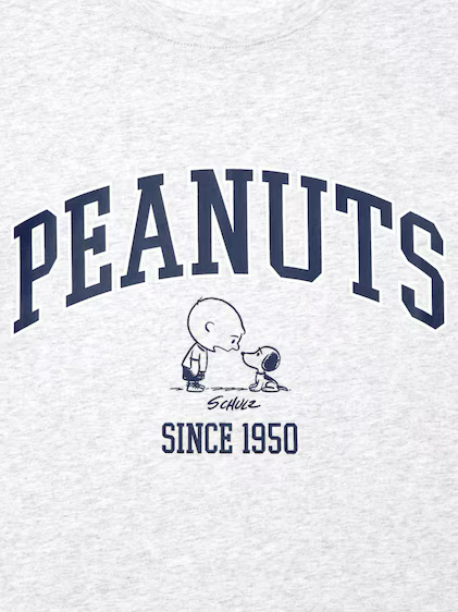 Uniqlo Women's Peanuts UT Graphic T-Shirt - 03 Grey