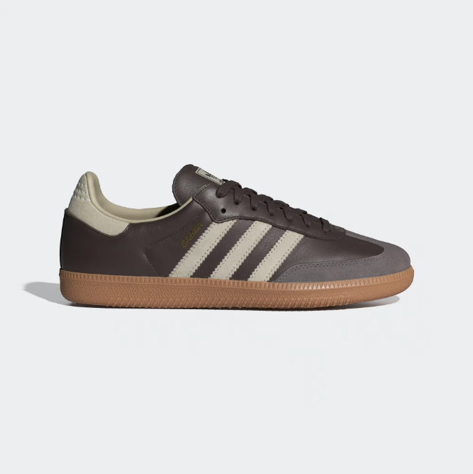 Adidas Samba OG - Brown / Putty Grey / Gold Metallic