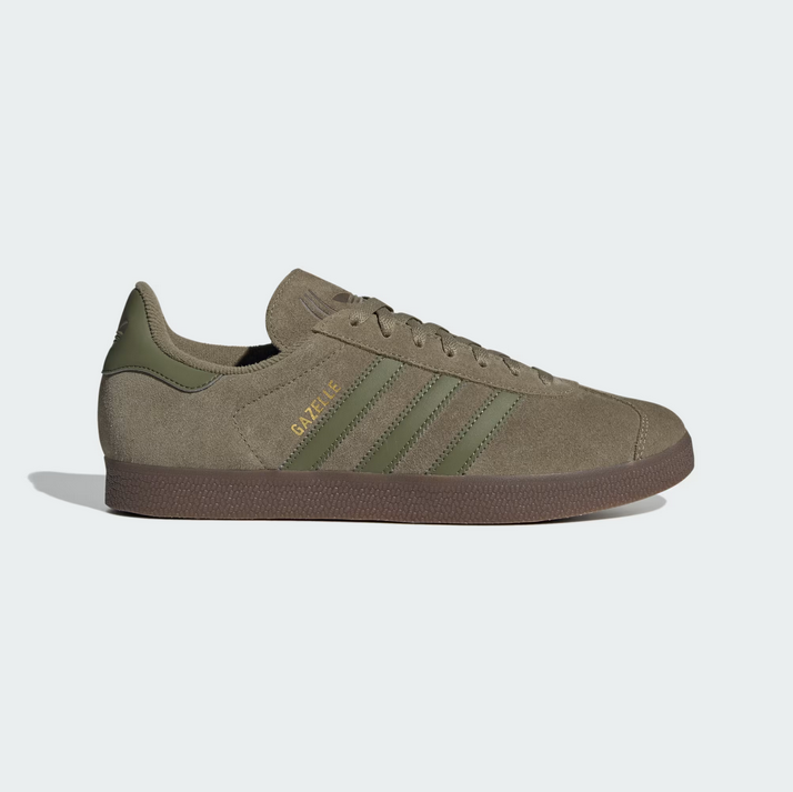 Adidas Gazelle - Orbit Green / Focus Olive / Gold Metallic - Stencil