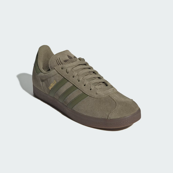 Adidas Gazelle - Orbit Green / Focus Olive / Gold Metallic - Stencil