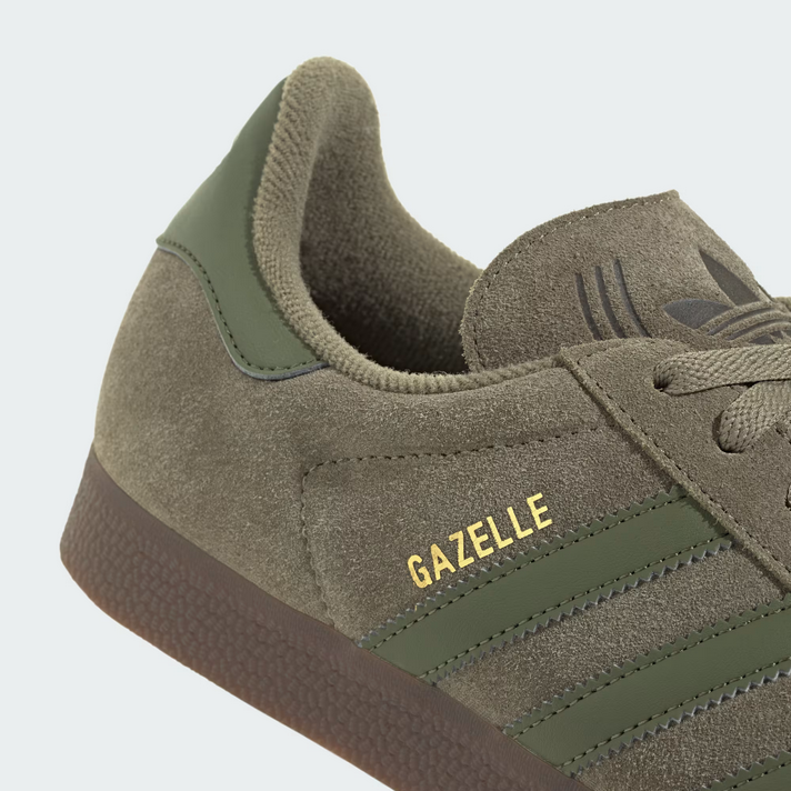 Adidas Gazelle - Orbit Green / Focus Olive / Gold Metallic - Stencil