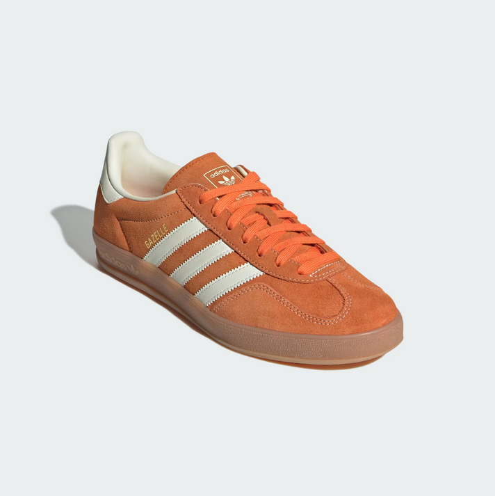 Adidas Gazelle Indoor - Orange / Off White / Gold Metallic