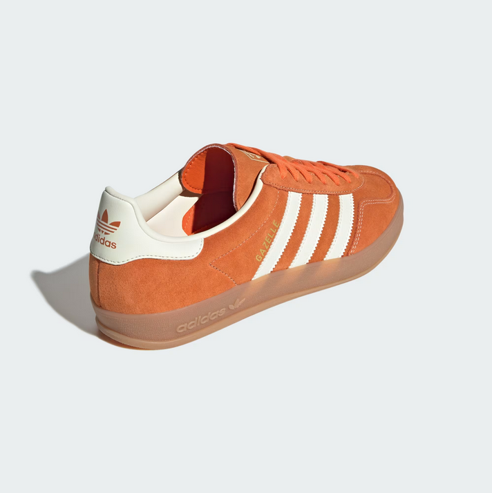 Adidas Gazelle Indoor - Orange / Off White / Gold Metallic
