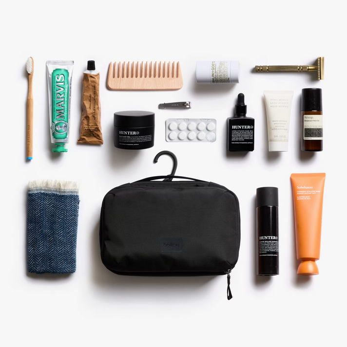 Bellroy Hanging Toiletry Kit - Black - Stencil