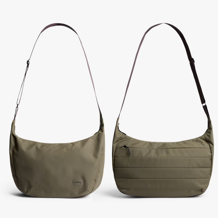 Bellroy Laneway Crescent Bag 12L - Sea Kelp - Stencil