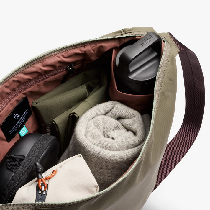 Bellroy Laneway Crescent Bag 12L - Sea Kelp - Stencil