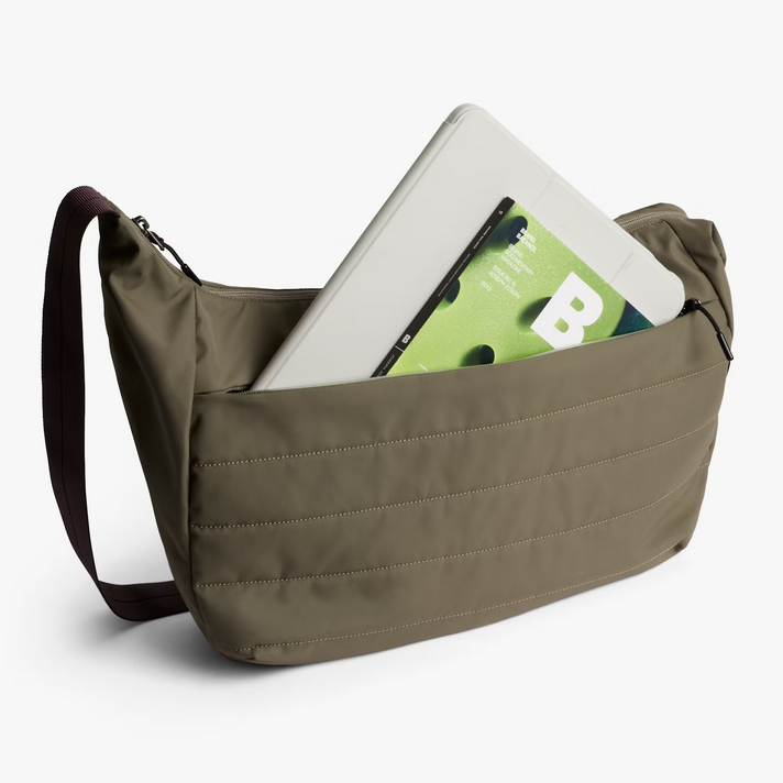 Bellroy Laneway Crescent Bag 12L - Sea Kelp - Stencil