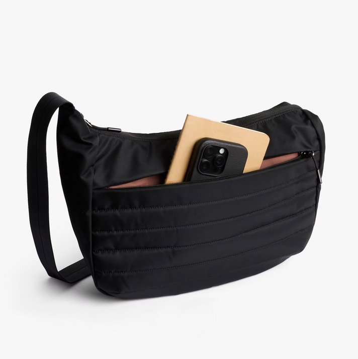 Bellroy Laneway Crescent Bag 7L - Black - Stencil