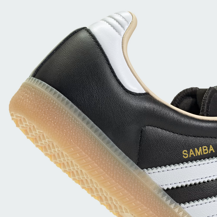 Adidas Samba OG - Core Black / Cloud White / Gum - Stencil
