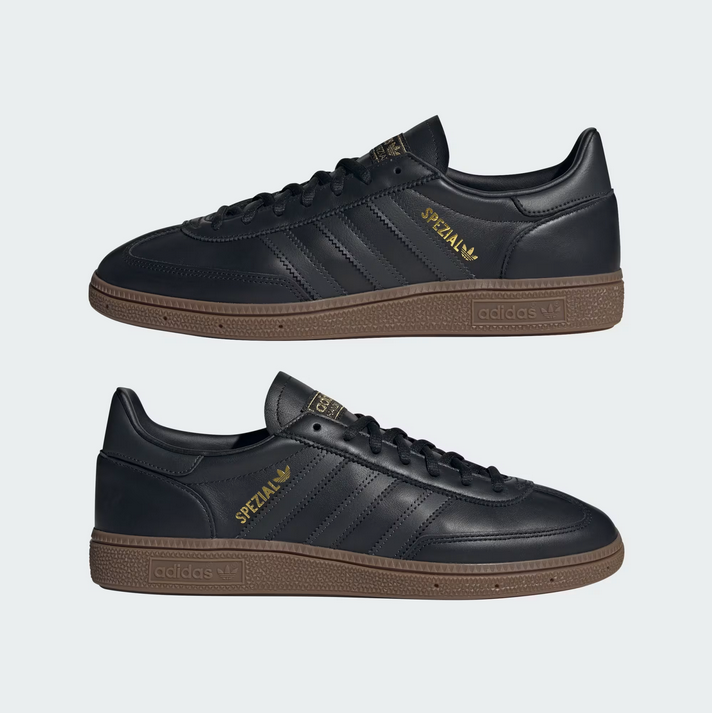 Adidas Handball Spezial - Core Black / Carbon / Gold Metallic - Stencil