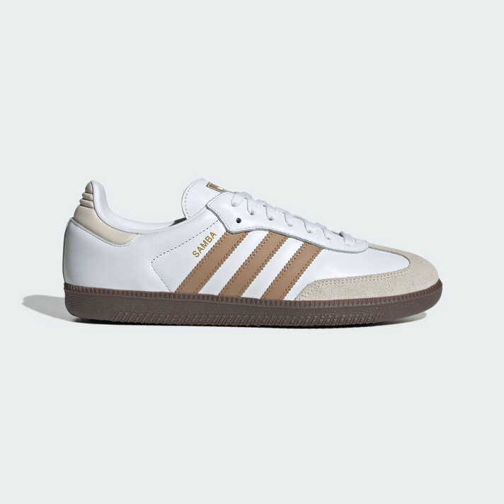 Adidas Samba OG - Cloud White / Cardboard / Gum - Stencil