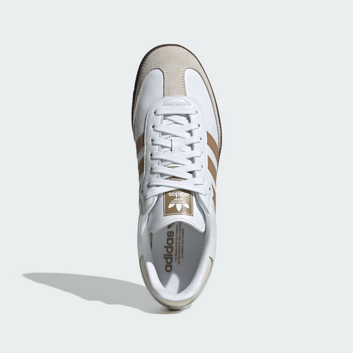 Adidas Samba OG - Cloud White / Cardboard / Gum - Stencil