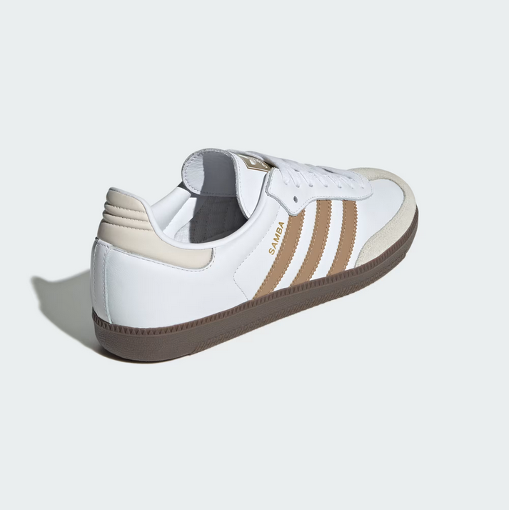 Adidas Samba OG - Cloud White / Cardboard / Gum - Stencil
