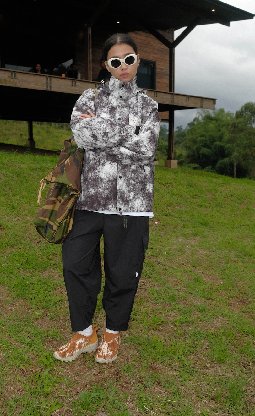 Paper Sten Jacket - Motif Tiedye Black