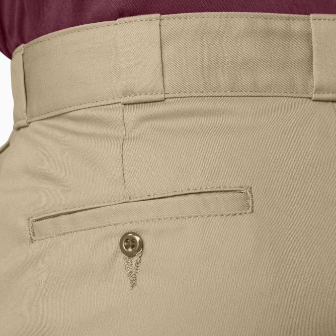 Dickies Double Knee Work Pants Loose Fit - Khaki - Stencil