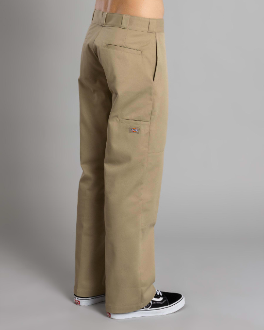 Dickies Twill Work Pants Loose Fit - Khaki - Stencil