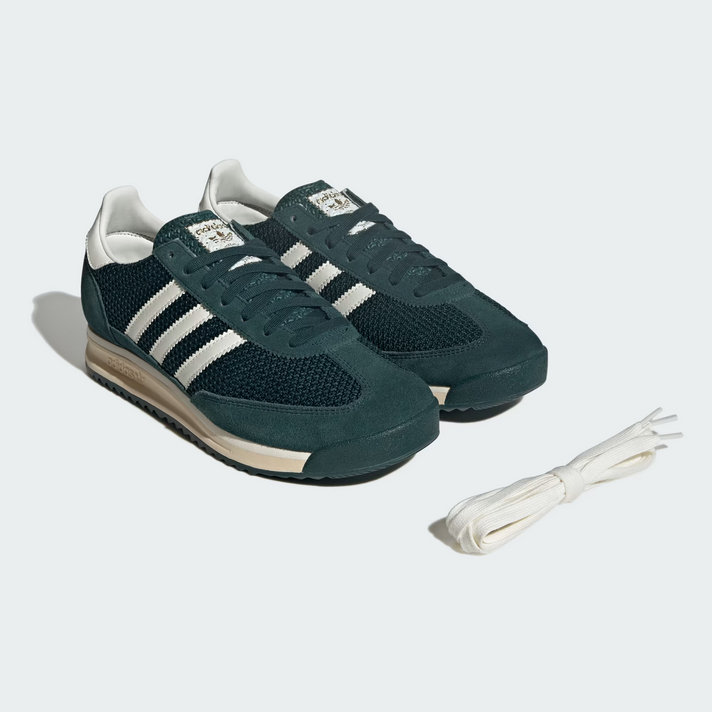 Adidas SL 72 RS - Aurora Ivy / Off White / Warm Vanilla - Stencil
