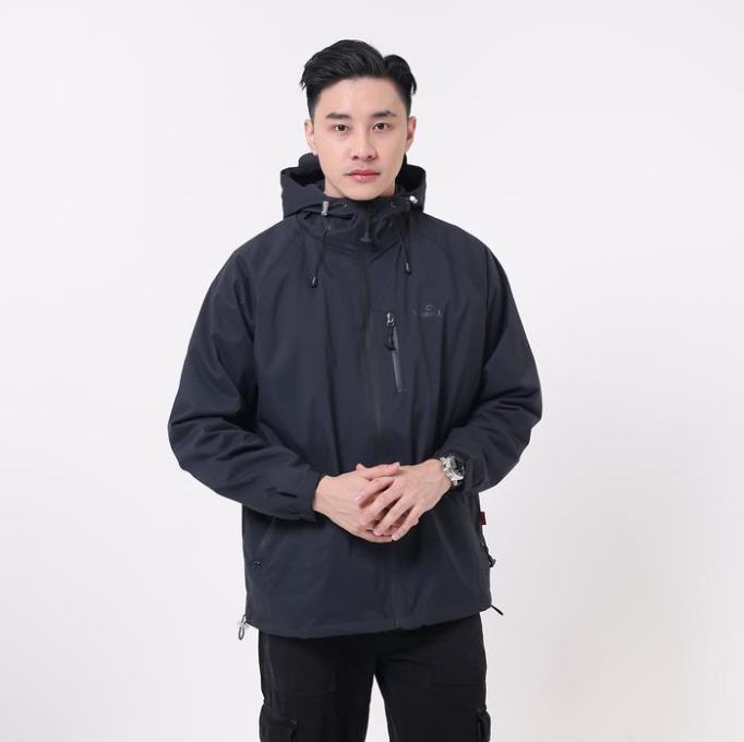 Troveast Gorpcore Outdoor Jacket Windproof Forstey Series Black Sport - Black