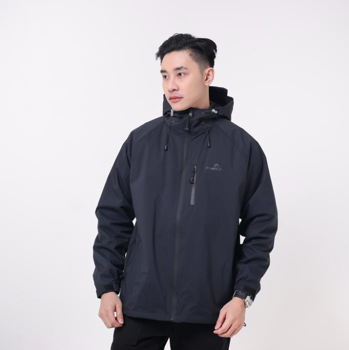 Troveast Gorpcore Outdoor Jacket Windproof Forstey Series Black Sport - Black