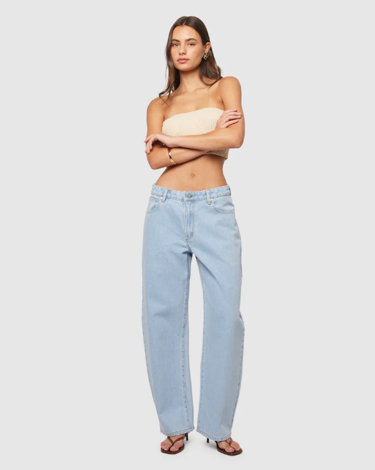 Abrand 95 Mid Barrel Jean Kendall - Light Blue Vintage