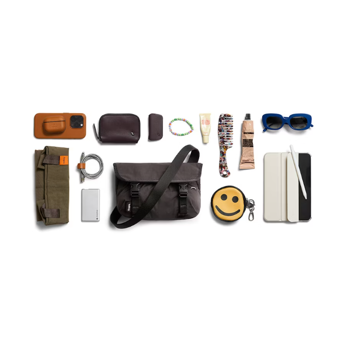 Bellroy Cinch Mini Messenger - Black - Stencil