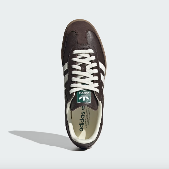 Adidas Samba OG - Dark Brown / Off White / Gum - Stencil