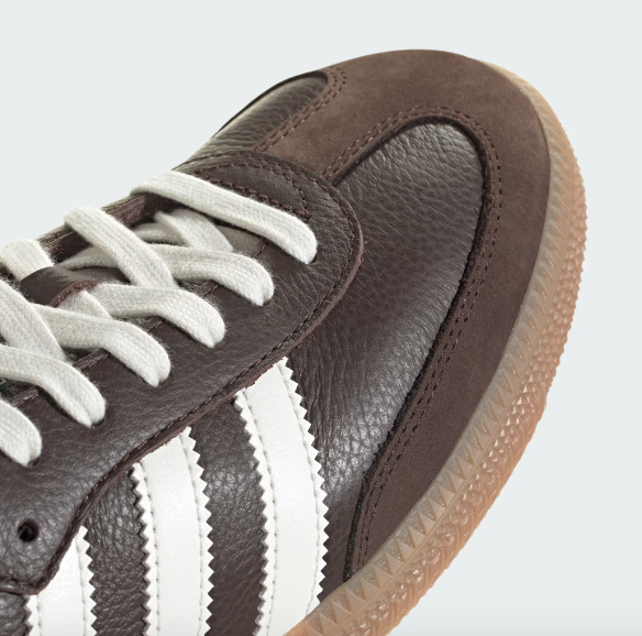Adidas Samba OG - Dark Brown / Off White / Gum - Stencil