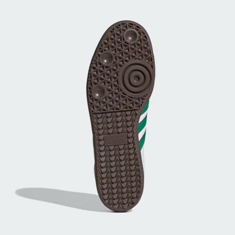 Adidas Samba OG - Cloud White / Green / Gum - Stencil