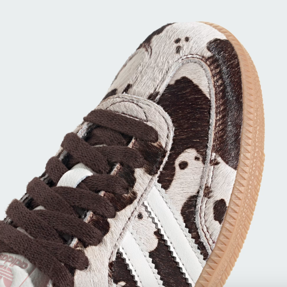 Adidas Samba OG Women's - Dark Brown / Off White / Gum - Stencil