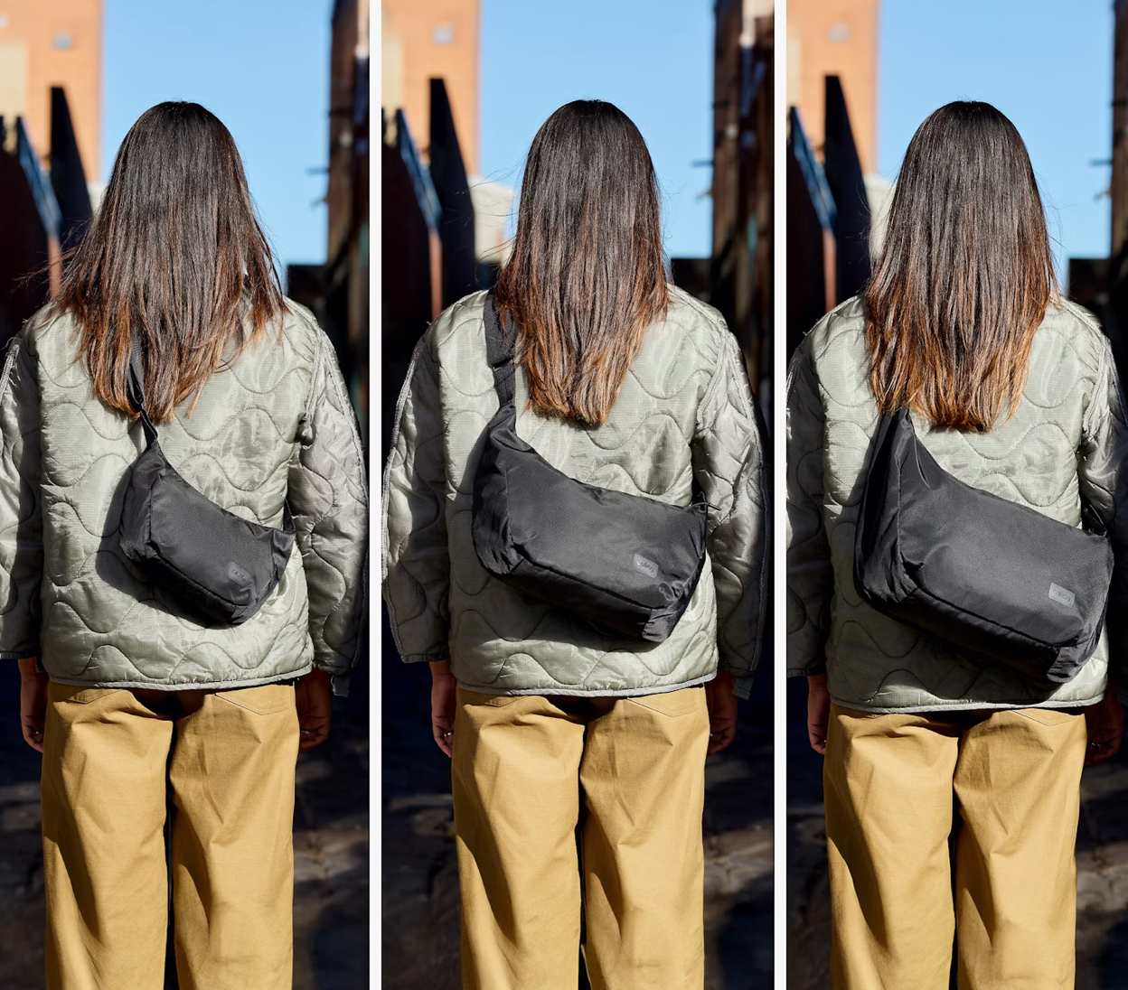 Bellroy Laneway Crescent Bag 12L - Ink - Stencil