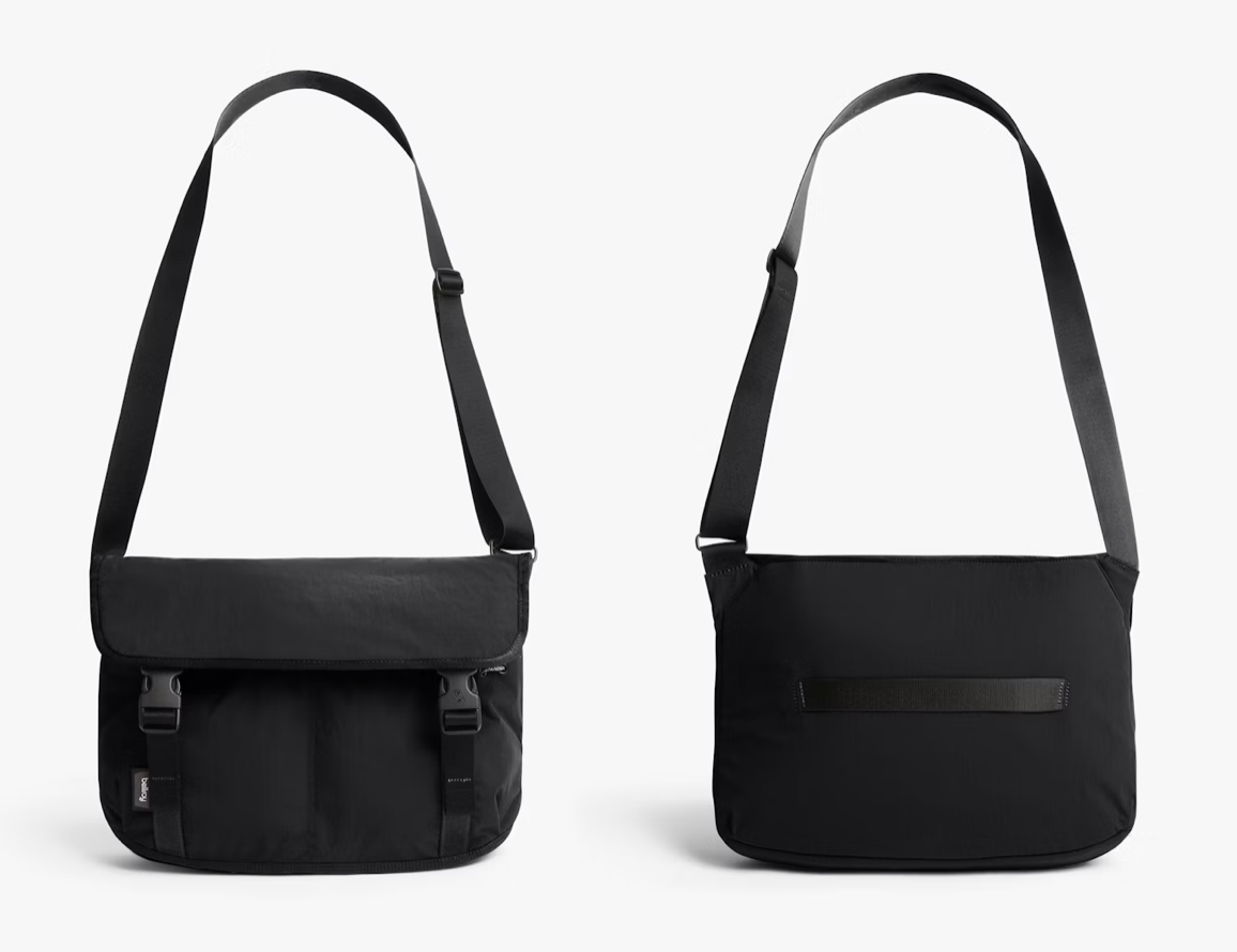Bellroy Cinch Messenger - Black - Stencil