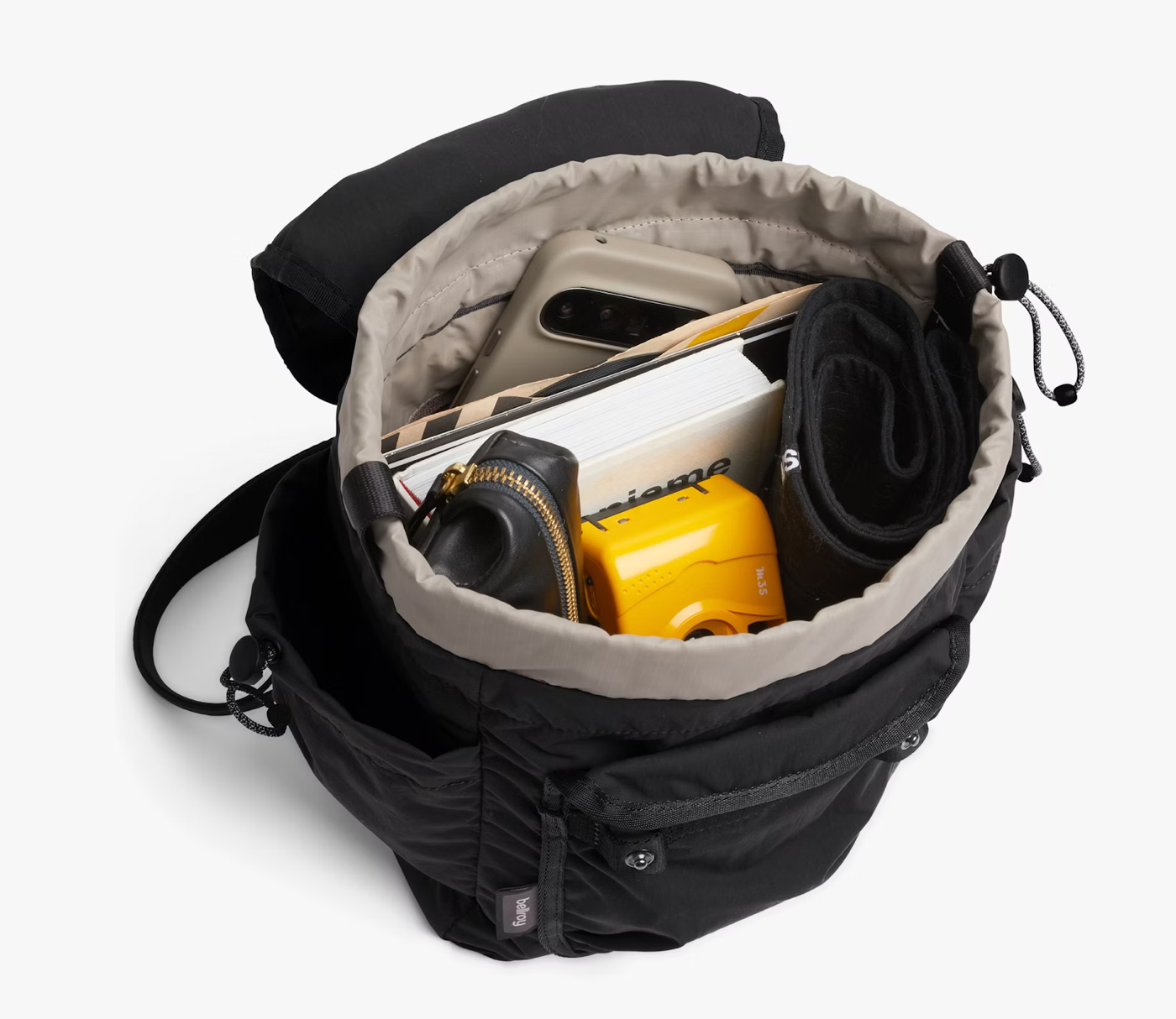 Bellroy Cinch Minipack - Black - Stencil