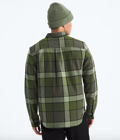 The North Face Arroyo Flannel Shirt - New Taupe Green Macro Small Plaid