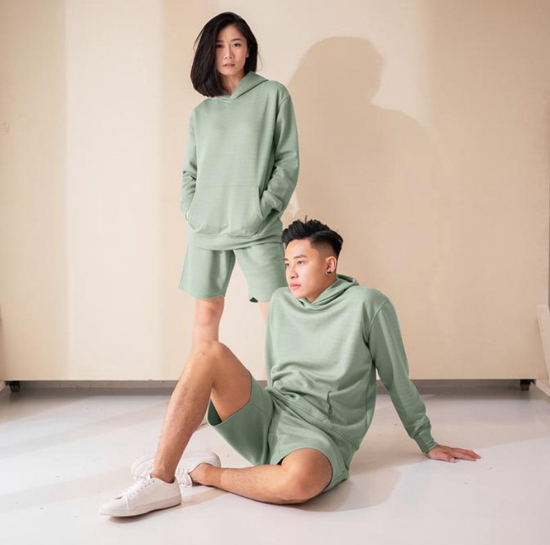 ODS Comfort Hoodie - Smokey Green - Stencil