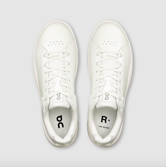 On THE ROGER Advantage Men's - White/White - Stencil