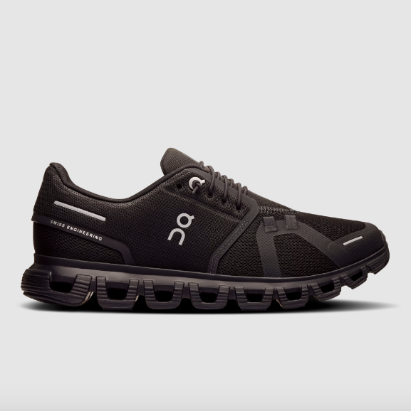On Cloud 6 Women's - Black/Black - Stencil