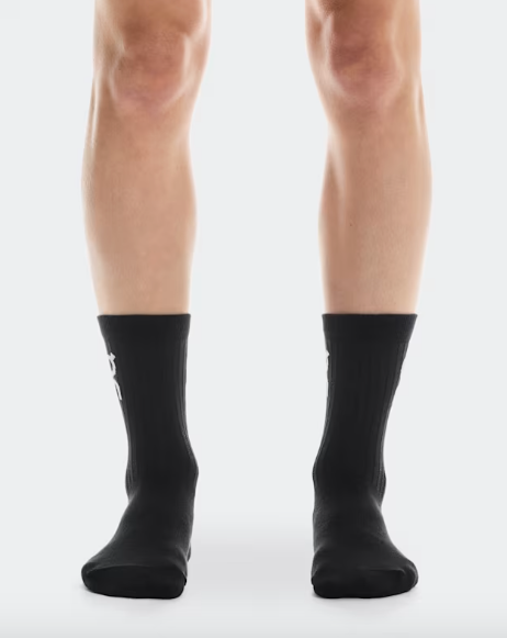 On Logo Sock High 3P - Black - Stencil