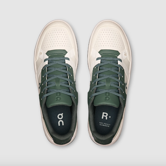 On THE ROGER Clubhouse Men's - White/Olive