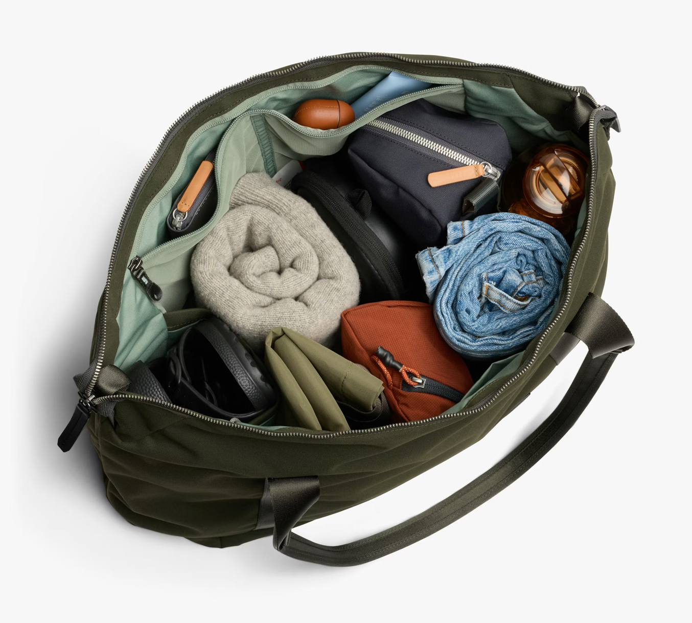 Bellroy Classic Getaway Bag - Olive - Stencil
