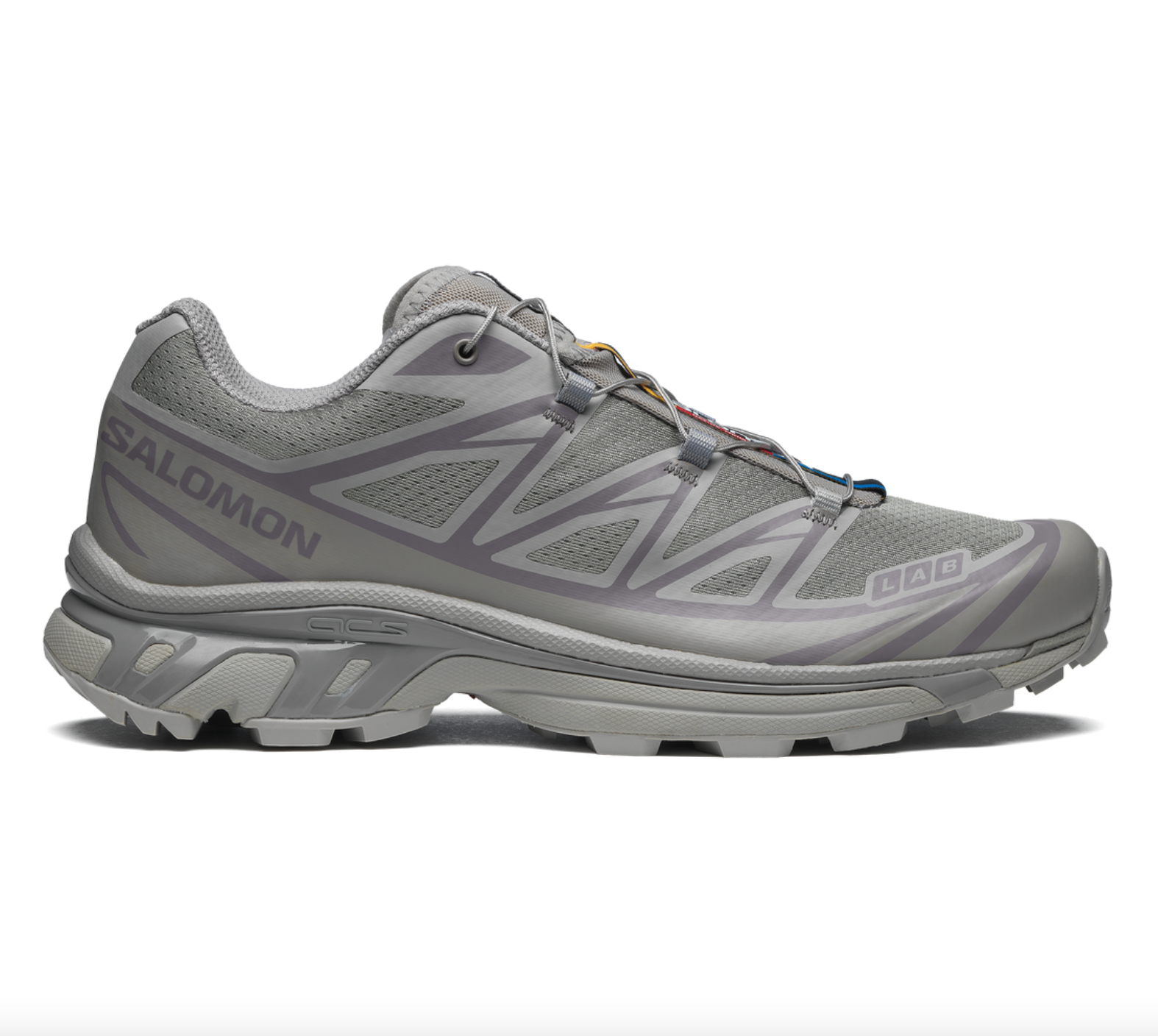 Salomon XT-6 - Ghost Grey/Ghost Grey/Grey Flannel - Stencil