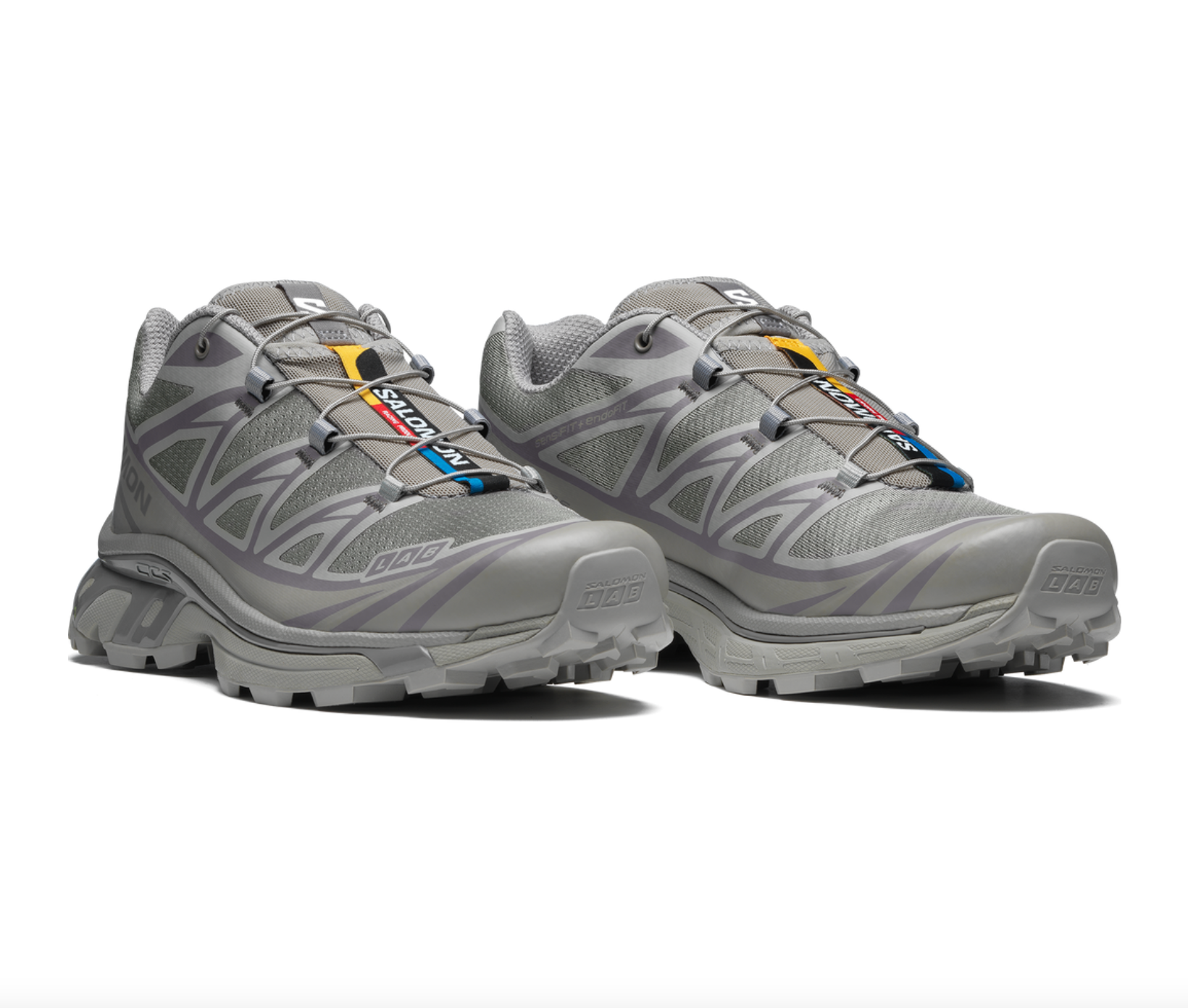 Salomon XT-6 - Ghost Grey/Ghost Grey/Grey Flannel - Stencil